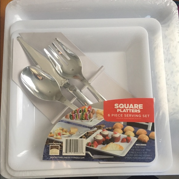 NEW IN PACKAGING! 6 piece serving set - Picture 1 of 3